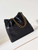Chanel 22 AS3260 Small Handbag Shiny Calfskin Black Gold with black logo