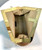 Fendi 8BP127 Fendi First Medium Beige flannel bag with embroidery