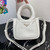 Prada 1BA359 Small Padded Prada Soft Nappa Leather Bag White