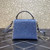Valentino 1W2B0G97TZA0FO Vsling Mini Handbag With Sparkling Embroidery Blue