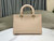 Dior Medium Lady D-Sire My ABCDior Bag M1151 Nude Bull Leather