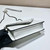 Prada 1BH189 Brushed leather shoulder bag White