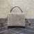 Valentino 1W2B0G97TZA0FO Vsling Mini Handbag With Sparkling Embroidery Pearl Gray