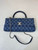 Chanel AS6091 Maxi Flap Bag with Top Handle Denim Blue & Gold-Tone Metal