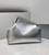 Fendi 8BP127 FENDI FIRST Medium Silver laminated leather bag