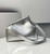 Fendi 8BP127 FENDI FIRST Medium Silver laminated leather bag