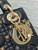 Dior M0531 Small Lady Dior Bag  Black Cannage Lambskin with Gold-Finish Butterfly Studs