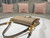 Dior M0455 Saddle Bag With Strap Light Gray Grained Calfskin