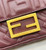 Fendi 8BS017 Baguette Mini Wine Red leather 0135S bag