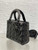 Dior M0565 Medium Lady Dior Bag  Black Cannage Calfskin with Diamond Motif