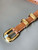Celine 45BAE3A01 Small Western Belt In Natural Calfskin Tan 1.8 CM C12004