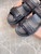 MiuMiu 5X135E Women's Sporty matelassé nappa leather sandals Miu80012