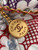 Chanel AS3261  22 Bag Lace Patchwork & Gold-Tone Metal Multicolour