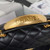 Chanel AS2431 Mini flap Black Lambskin bag with top handle Gold