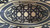 Dior M1328 Hat Basket Bag White and Blue with Gold-Tone Macrocannage Embroidery