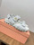 MiuMiu 5X135E Women's Sporty matelassé nappa leather sandals Miu8002