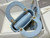 Dior S0856 Micro Lady Dior Bag Horizon Blue Metallic Cannage Lambskin embroidery sequins