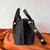 Valentino 4W2B0K39YCE Small Straw Summer Tote Bag Black