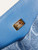 Chanel AS1119 Small Flap Classic Handbag Blue Denim beaded sequin bag