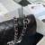 Chanel A01113 Flap Handbag Classic Bag Grained shiny Calfskin Black Silver