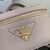 Prada 1BH202 Leather Mini Bag Water Lily