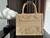 Dior M1265 Small Book Tote  Embroidery with 3D Macramé Effect M9621