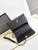 Chanel 23P Medium Flap Bag With Brown Top Handle Bag A92990 Black