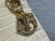 Dior M0505 Mini Dior Lady Bag Beige Cannage Crocodile Gold