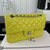 Chanel A01117 Flap Handbag Classic Bag Lemon Yellow Lambskin