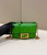 Fendi 8BS017 Baguette Mini Green leather 0135 bag