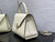 Valextra WBES0056028 Iside Top Handle Medium Bag White