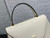 Valextra WBES0056028 Iside Top Handle Medium Bag White