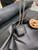 Chanel Small Vanity With Chain Bag Lambskin AP2198 Black Silvery