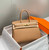 Hermes Birkin Designer Tote Bag Togo Leather 28567 Camel
