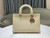 Dior Medium Lady D-Sire My ABCDior Bag M1151 Beige Bull Leather