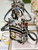 Dior S5555 Mini Dior Book Tote Phone Bag White multicolor embroidery S1101
