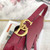 Dior M0446 Dior Saddle Bag M0447 Wine Red Goatskin Gold Hardware