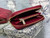 Dior S0011 Lady Dior Zipper Card Holder Medium Wine Red Cannage Lambskin
