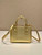 Prada 1BA906 Galleria Saffiano leather mini-bag Gold