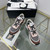 Chanel Women's Sneaker Shoes G38757 Pink and Brown