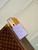 LV M82515 Louis Vuitton Cléa Wallet Monogram empreinte Purple