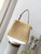 Fendi 8BN353AOVHF19P8 Peekaboo Soft Medium Raffia Nature