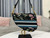 Dior M0455 Saddle Bag With Strap Black Cross-Stitch Embroidery