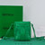 Bottega Veneta BV 680218 Small Cassette Cross-Body Bucket Green