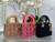 Dior M0505 Mini Lady Bag Metallic Cannage Lambskin Limited Edition Heavy Industry Beads Red
