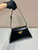 Prada 1BD343 Medium Brushed Leather Handbag Black