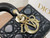 Dior M0613 Small Lady D-joy Bag Black Cannage Lambskin