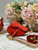 Dior S5685 Micro Saddle Bag With Strap Scarlet Orange Goatskin