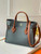 Louis Vuitton M55302 LV M53823 on my side MM M53825  High end Leathers Bag Gray