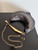Bottega Veneta BV 776768 Sardine With Chain Dark Brown